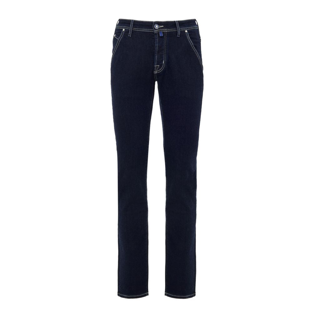 Jacob Cohen Blue Cotton Skinny Jean