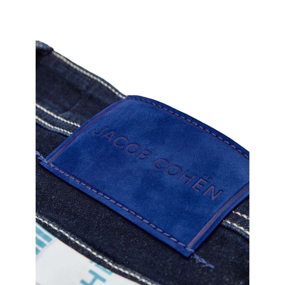 Jacob Cohen Blue Cotton Skinny Jean