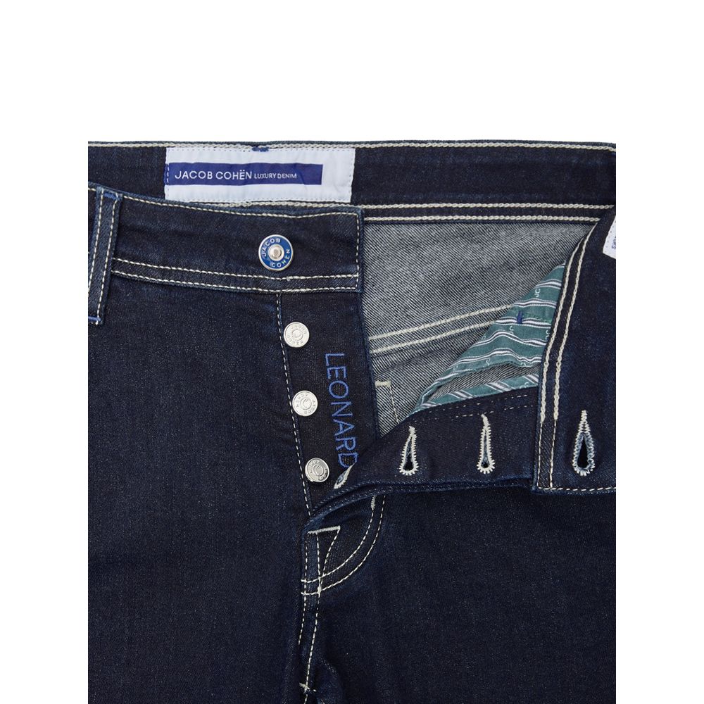 Jacob Cohen Blue Cotton Skinny Jean