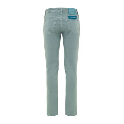Jacob Cohen Green Cotton Skinny Jean