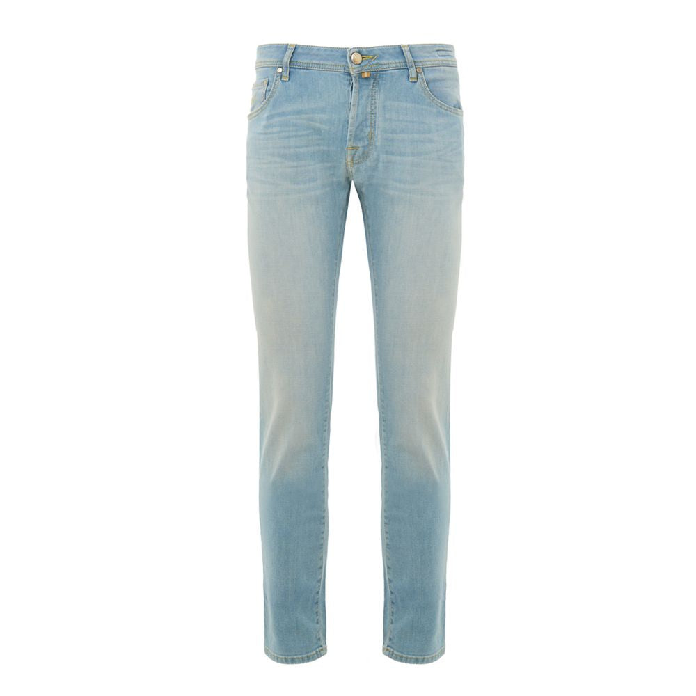 Jacob Cohen Blue Cotton Skinny Jean