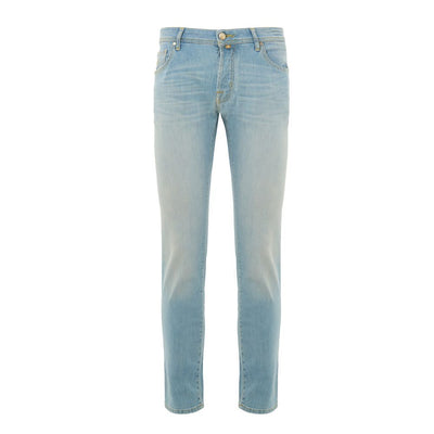 Jacob Cohen Blue Cotton Skinny Jean