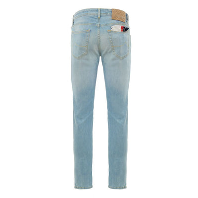 Jacob Cohen Blue Cotton Skinny Jean