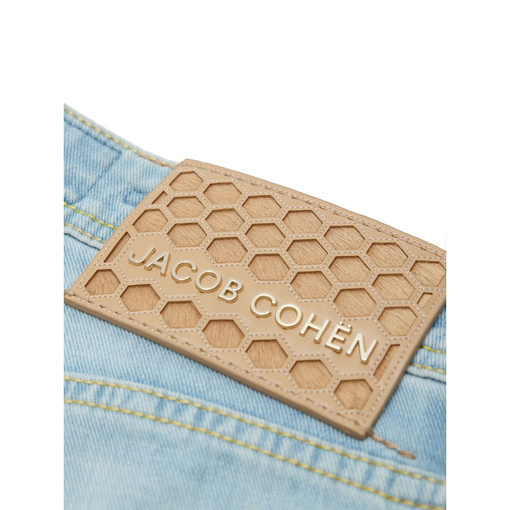 Jacob Cohen Blue Cotton Skinny Jean