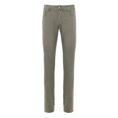 Jacob Cohen Gray Cotton Skinny Pant