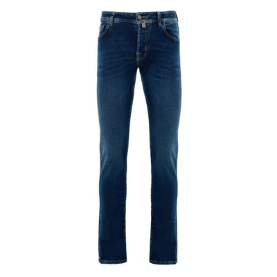 Jacob Cohen Blue Cotton Skinny Jean