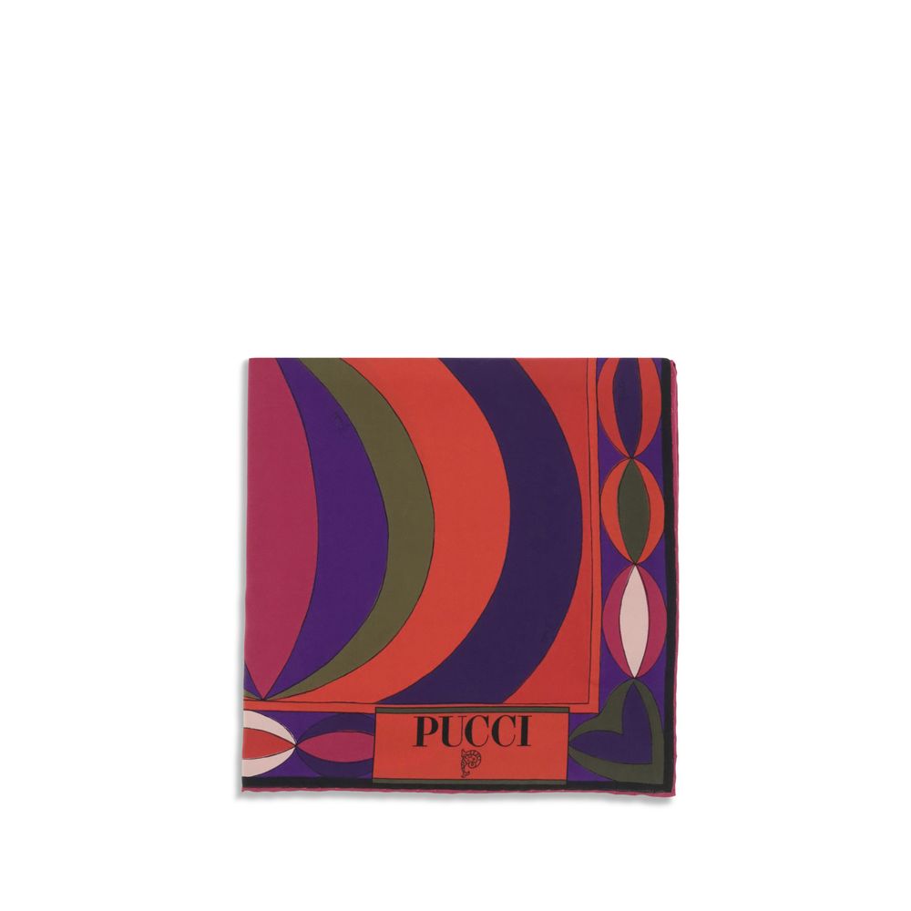 Écharpe en soie imprimée Emilio Pucci