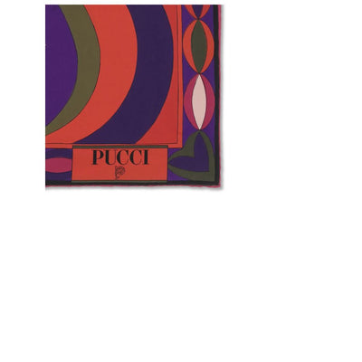 Écharpe en soie imprimée Emilio Pucci
