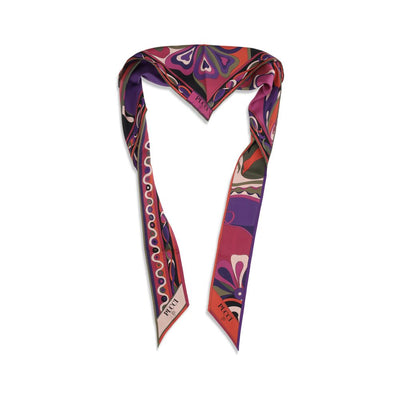 Écharpe triangulaire en soie Emilio Pucci