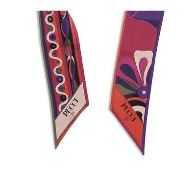 Écharpe triangulaire en soie Emilio Pucci
