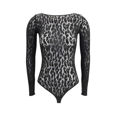 Wolford Leo String Body with animalier patterns