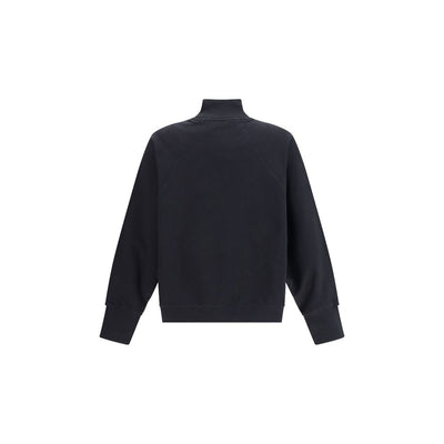 Balmain Leopard Print High-neck Sweatshirt