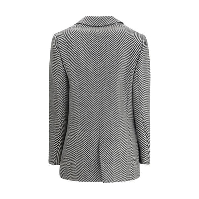 Forte_Forte Chic Chevron Wool Jacket