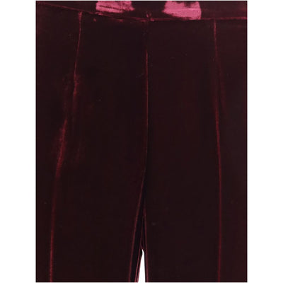 Forte_Forte Flared Trousers in smooth Velvet