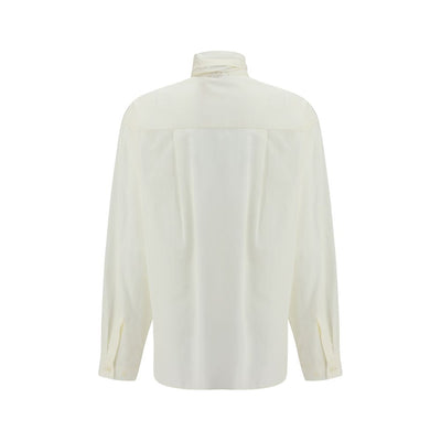 Forte_Forte Taffeta Shirt with removable bow