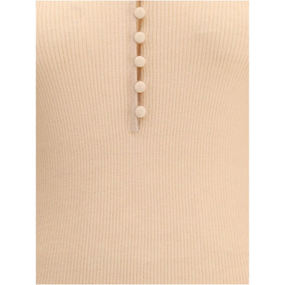 Chloé Merino Wool Henley Sweater