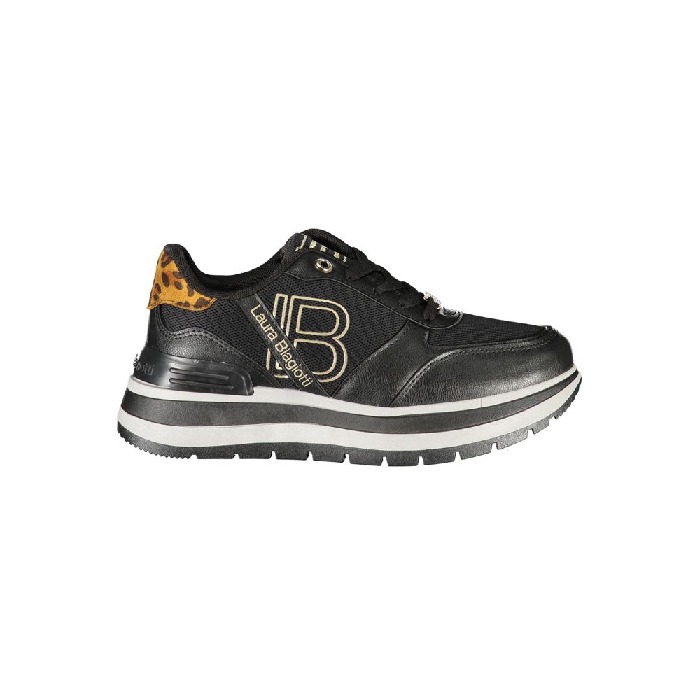 Laura Biagiotti Zwarte Polyester Dames Sneaker
