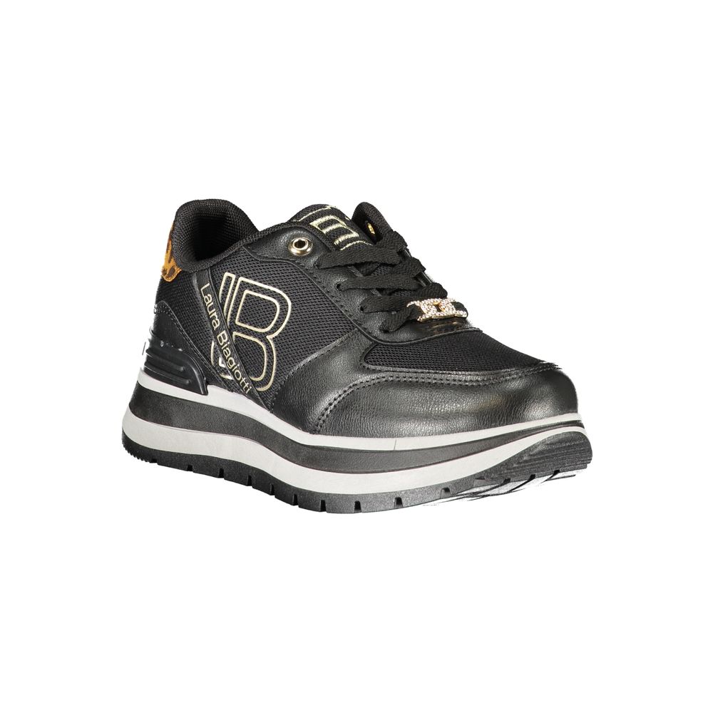 Laura Biagiotti Zwarte Polyester Dames Sneaker