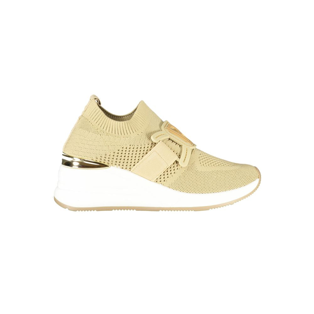 Laura Biagiotti Beige Polyester Dames Sneaker
