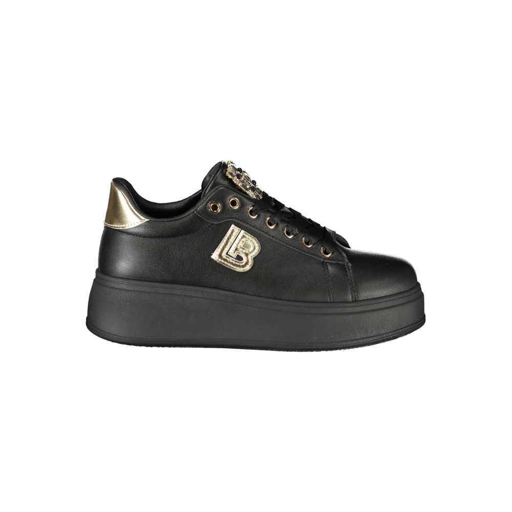 Laura Biagiotti Zwarte Polyester Dames Sneaker