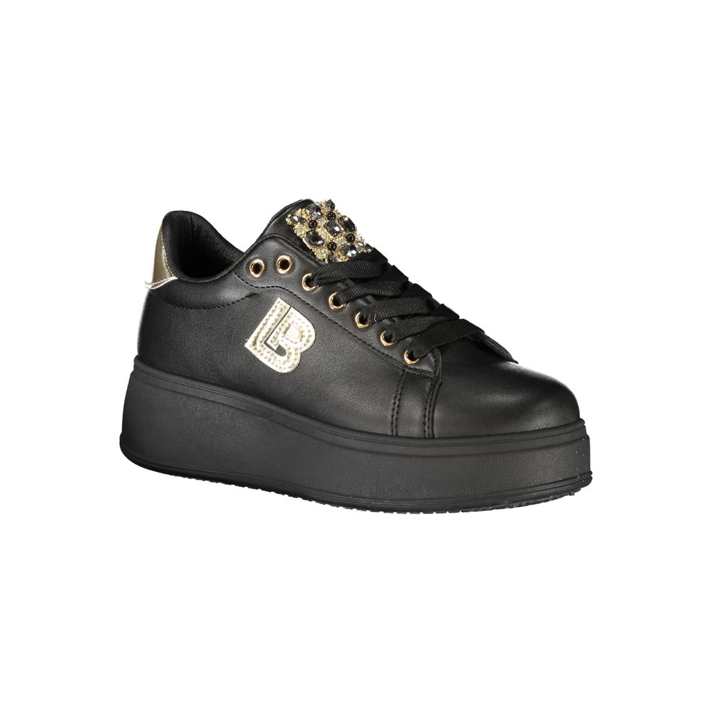 Laura Biagiotti Zwarte Polyester Dames Sneaker
