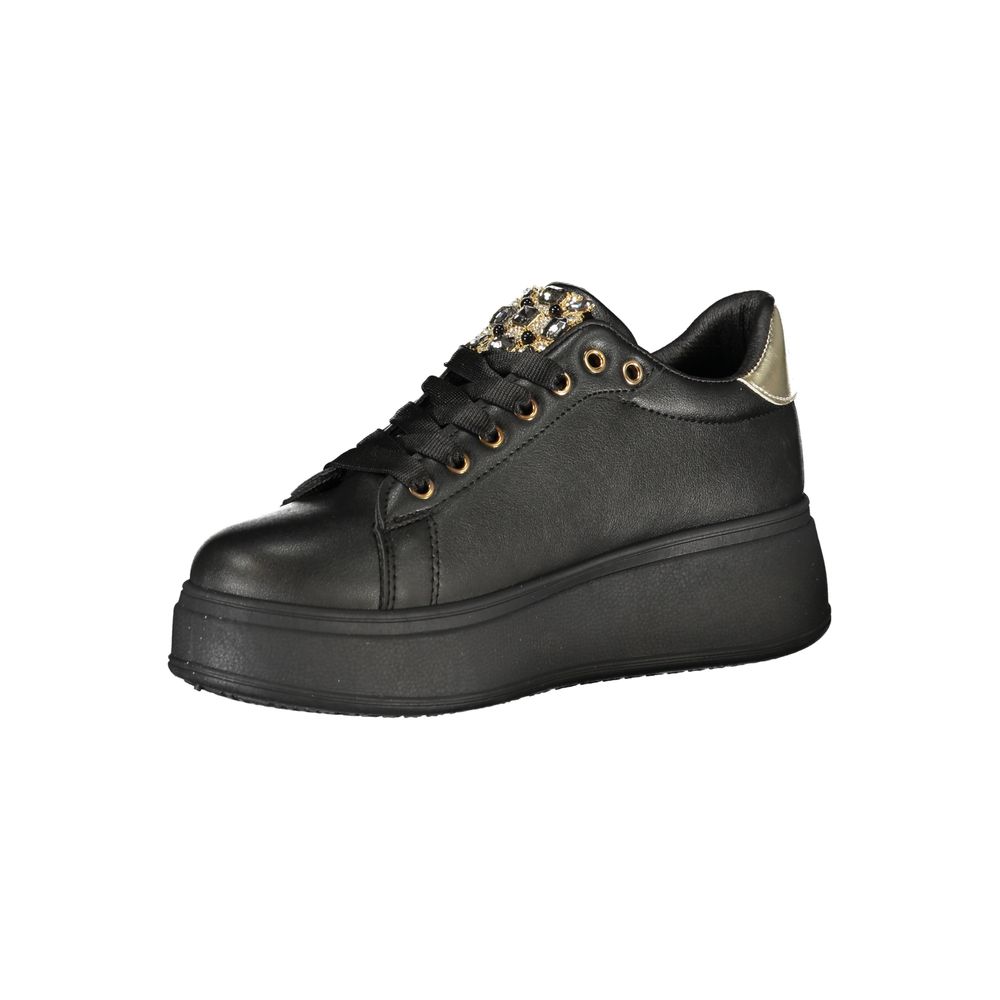 Laura Biagiotti Zwarte Polyester Dames Sneaker