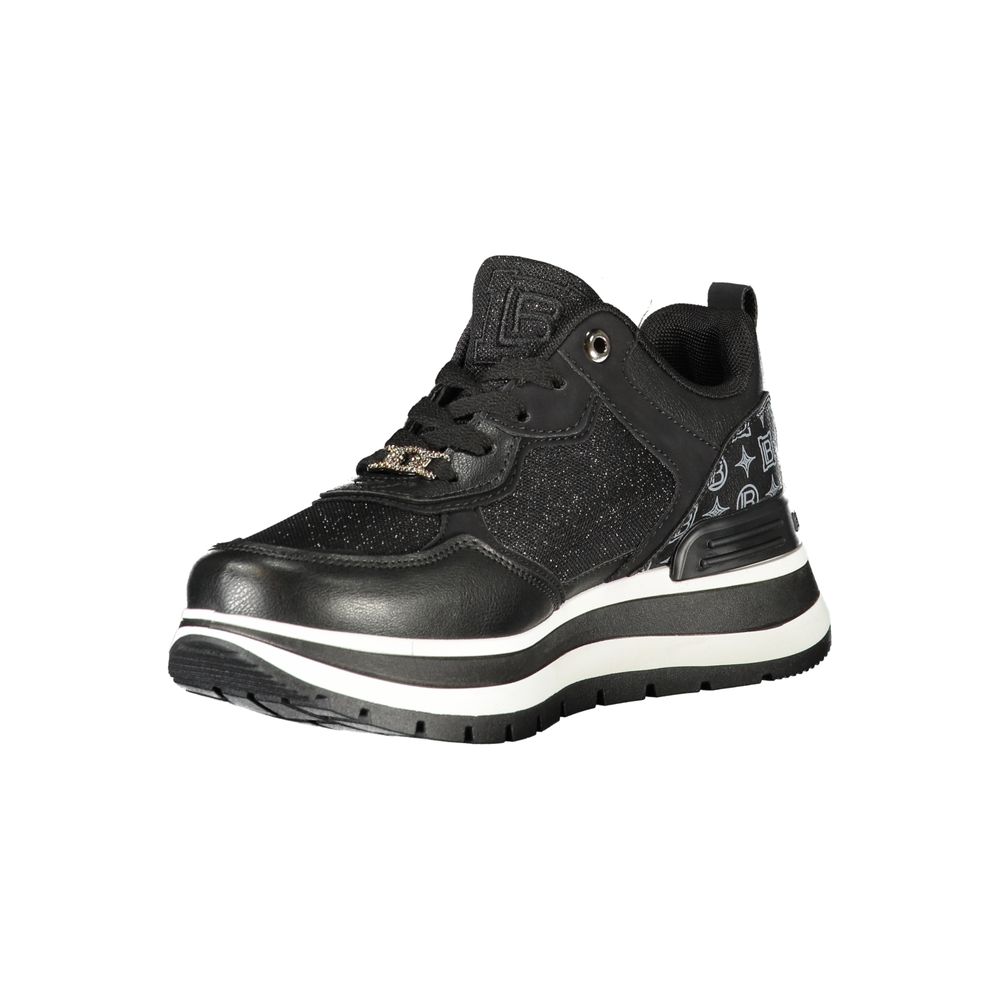 Laura Biagiotti Zwarte Polyester Dames Sneaker