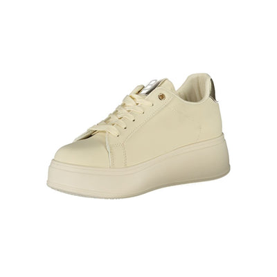 Baskets femme Laura Biagiotti en polyester beige