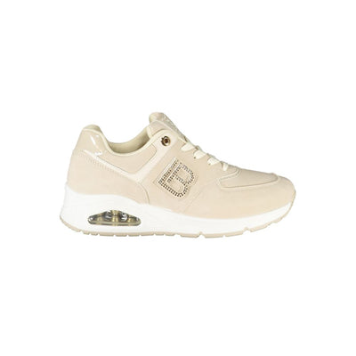Laura Biagiotti Beige Polyester Dames Sneaker