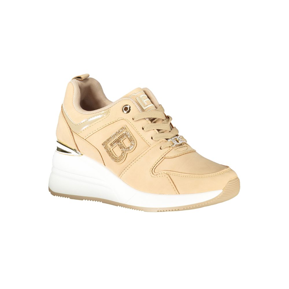 Laura Biagiotti Beige Polyester Dames Sneaker