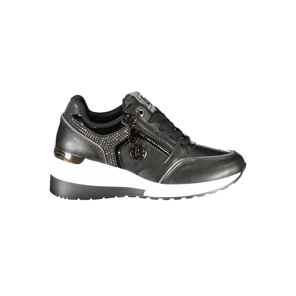Laura Biagiotti Zwarte Polyester Dames Sneaker