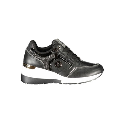 Laura Biagiotti Zwarte Polyester Dames Sneaker