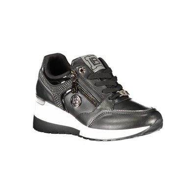 Laura Biagiotti Zwarte Polyester Dames Sneaker