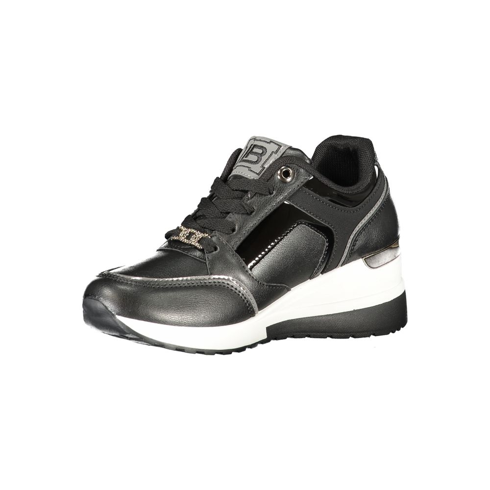 Laura Biagiotti Zwarte Polyester Dames Sneaker