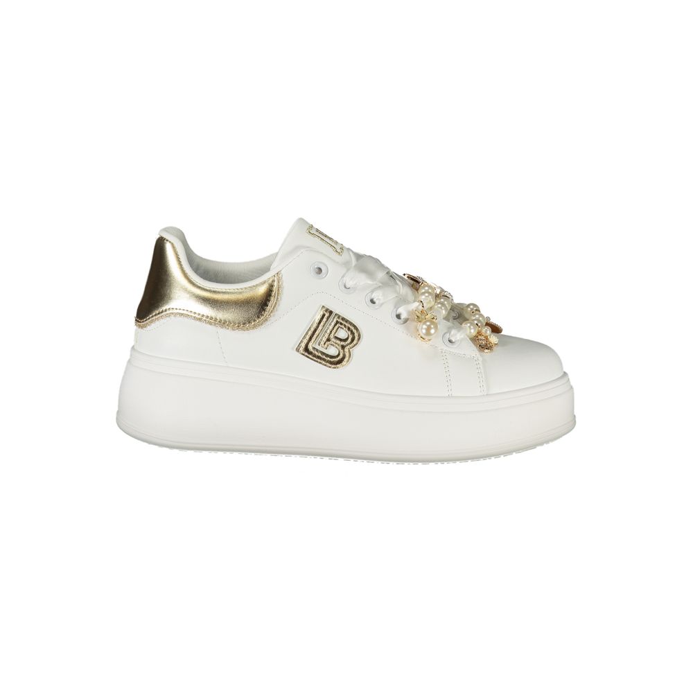 Laura Biagiotti Witte Polyester Dames Sneaker