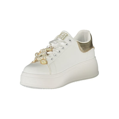 Laura Biagiotti Witte Polyester Dames Sneaker