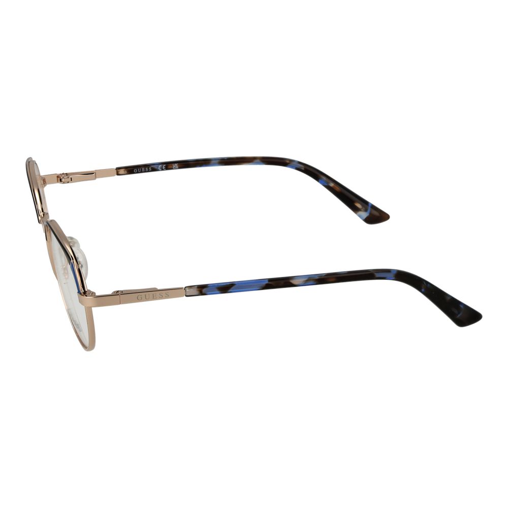 Monture de lunettes Guess pour femme, couleur or.