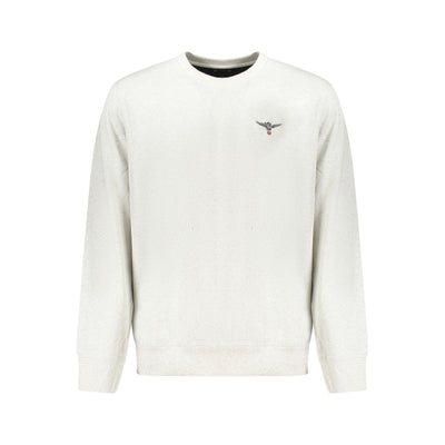Accademia Militare Gray Recycled Cotton Men Sweater