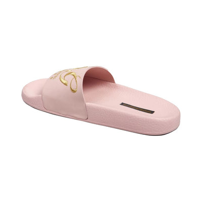 Sandale rose en cuir de Dolce &amp; Gabbana