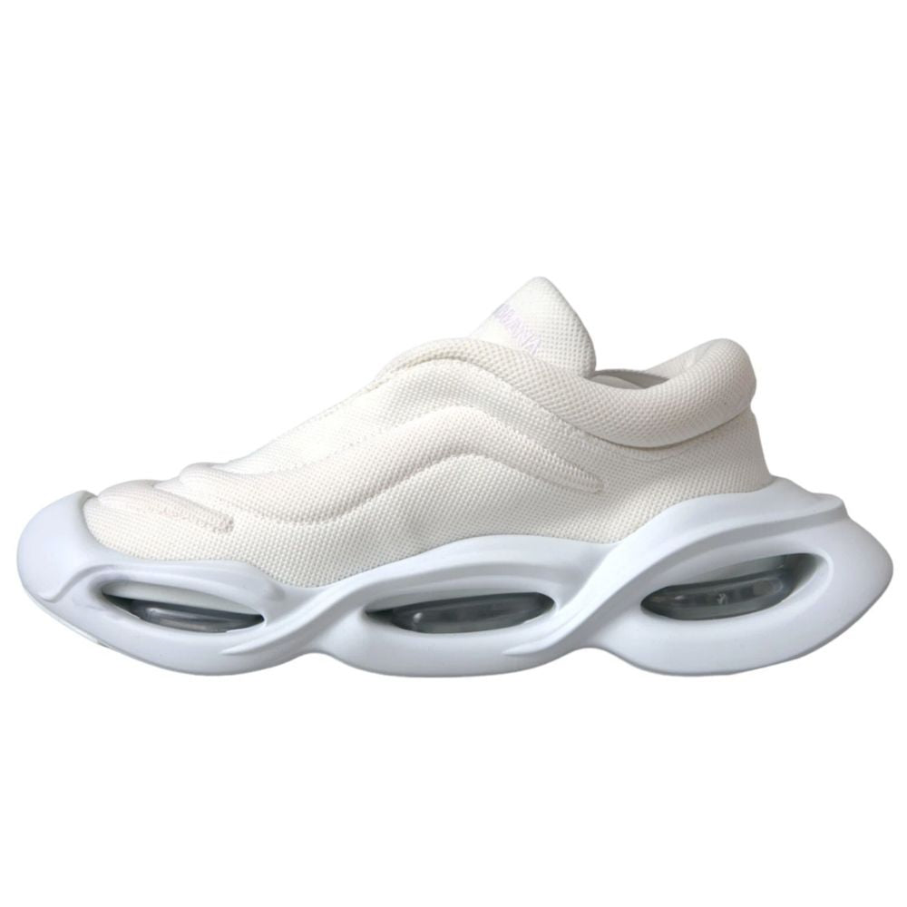 Baskets blanches en polyester Dolce &amp; Gabbana
