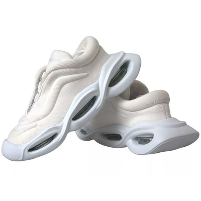 Baskets blanches en polyester Dolce &amp; Gabbana