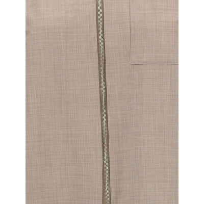 Fabiana Filippi Reversible Platinum Mohair Jacket