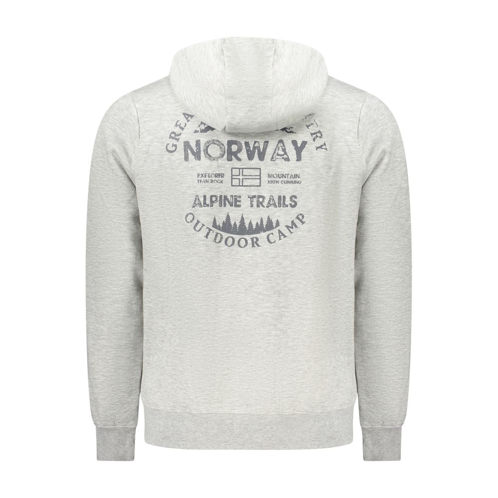 Pull homme en coton gris Norvège 1963