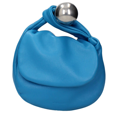 Jil Sander Blue Leather Handbags