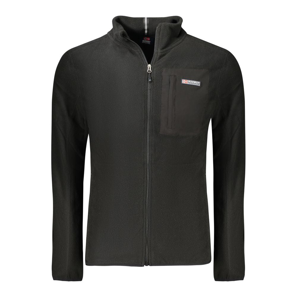 Noorwegen 1963 Zwarte Polyester Herentrui
