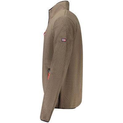 Norway 1963 Brown Polyester Men Sweater