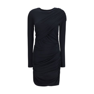 Marant Etoile Denise short dress in draped jersey