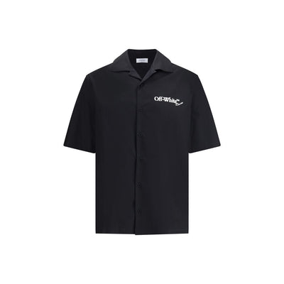 Off-White Bowling Shirt in Poplin