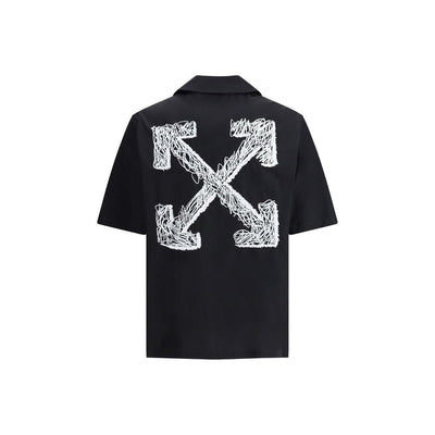 Off-White Bowling Shirt in Poplin
