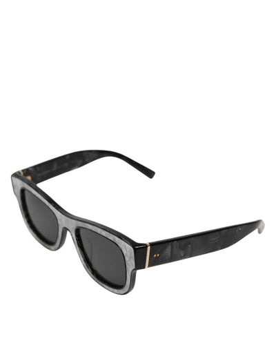 Dolce & Gabbana DG4379F Pearl White Acetate Frame Shades Sunglasses